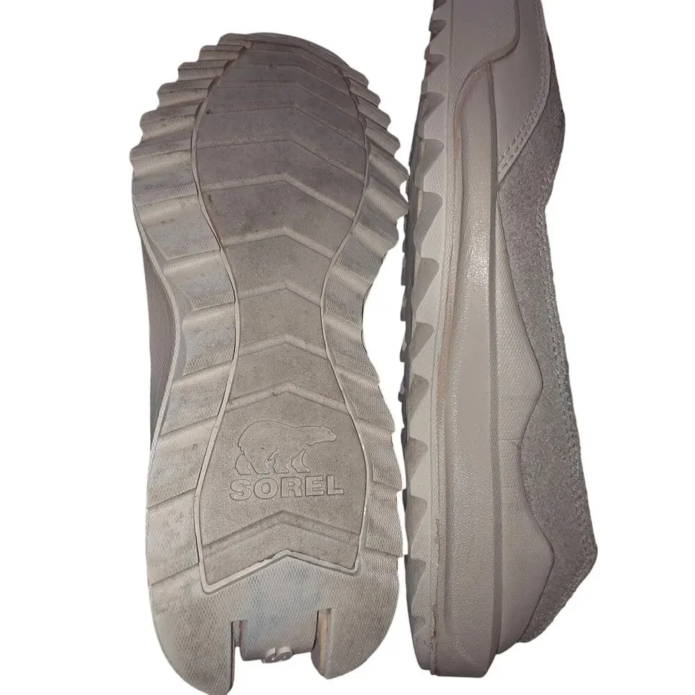Sorel Kinetic Impact Sneakers‎ Women's Size 9 Black Beige Gorpcore Trail Shoes